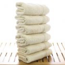 Luxury Hotel & Spa Towel 100% Genuine Turkish Cotton Hand Towels - Beige - Bamboo - Set of 6