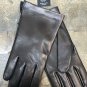 Driving Black Napa Leather Men's Handmade Gloves Unlined