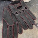 Black Peccary Driving Gloves for Men