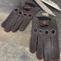 Black Peccary Driving Gloves for Men