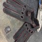 Black Peccary Driving Gloves for Men