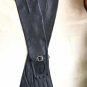 Handmade Women's Italian Napa Leather Lambskin Black Evening Unlined Gloves
