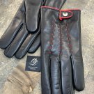 Women's Soft Real Napa Black Leather Gloves for Driving Handmade Women's Soft Real Napa Black Leather Gloves for Driving Handmade