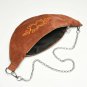 Light Brown Suede Belt Pouch Leather Adjustable Waist Bag