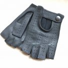Fingerless Napa Leather Handmade Gloves for Men's Driving/ Cycling/ Fitness Fingerless Napa Leather Handmade Gloves for Men's Driving/ Cycling/ Fitness