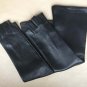 Fingerless Long Genuine Soft Leather Gloves Handmade Evening