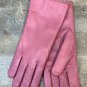Winter Handmade Leather Gloves Cotton Inside for Women's