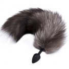 Silicone Butt Plug Black Fox Tail Anal Plug Sex Toys For Women Adult Games