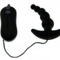 Aphrodisia Vibrating Waterproof Butt Plug, 10 Mode Black Color Silicone Anal Vibrator