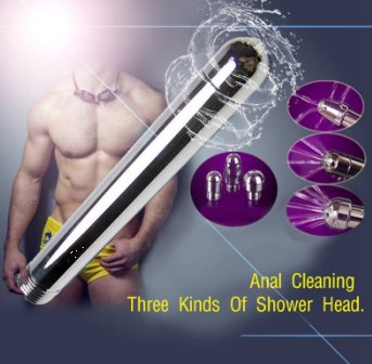 Anal Clean Enema Shower Head Vaginal Washing Unisex Private Parts Cleaning Gay Anal Sex Toys