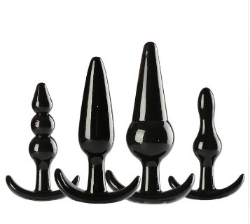 4pcs/set Butt Plugs Adult Products for Women and Men & Silicone Anal Toys