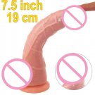 7.5 Inches Realistic Dildo Waterproof Silicone Huge dildos Flexible penis