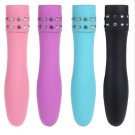 Small Diamond Vibration Massager for Women Mini Dildo Vibrator Waterproof Multi-speed