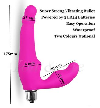 Strapless Strapon Dildo Vibrator Lesbian Strapless Strap On Dong Penis