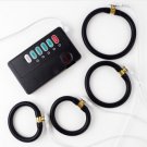 Male Electrostimulation Masturbation E-Stim Set Monopolar Cock Rings