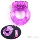 Men Vibration Collars Delay Premature Ejaculation Lock Fine Butterfly Penis Ring