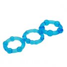 Beaded Triple Time Delay Penis Rings Cock Rings Set for Man