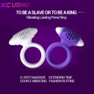 Silicone Vibrating Cock Ring Sex Toy Penis Ring Delay Ejaculation
