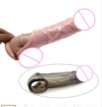 Penis sleeve extender, reusable cock ring and penis sleeves, reuseable condom