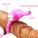 Pink Silicon Rings Penis Sleeves Penis  Silicone Cock Ring