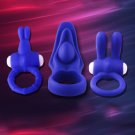 Penis Rings Clit Dual Vibrating Cock Ring Sex Toys, Delay Ejaculation