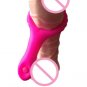 Reusable Vibrating Penis Ring, Clitoris Vibrator Silicone Cock Ring