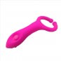 Reusable Vibrating Penis Ring, Clitoris Vibrator Silicone Cock Ring