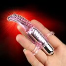 Trendy Women's Vibro Finger Massage G Spot Vibrating Adult Sex Toy TPR