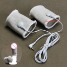 Elasticity Silver Fiber Electronic Pulse Physical Therapy Penis Cock Enlargement Rings