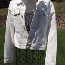 Old Navy Off White Jean Jacket Youth Size XXL. Coat. Outerwear. Fall.