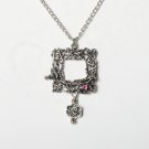 Necklace ruby flower
