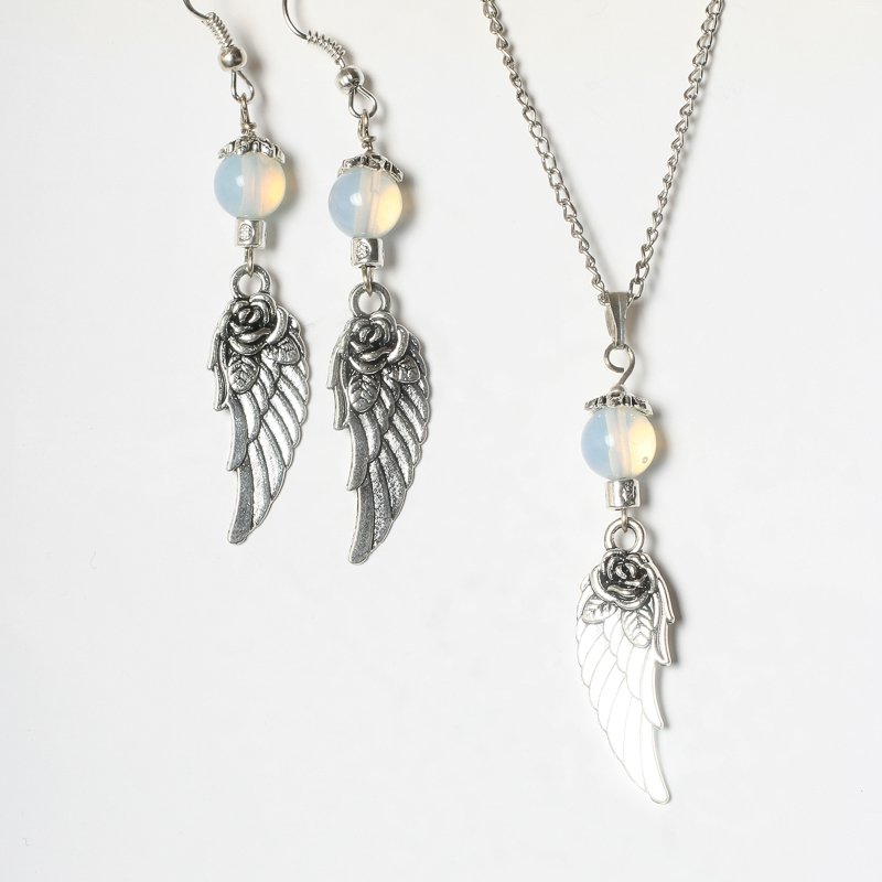 Jewelry set opalite