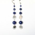 Sterling silver earrings lapis lazuli
