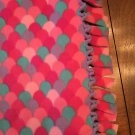 Pink Baby Blanket, Mermaid Blanket, Pink Fleece Blanket, Baby Shower Gift, Gifts for H