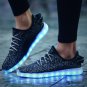 Mens LED Shoes Usb Charging Fashion Sneakers