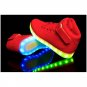 7 Colors LED Light-Up Couple Womens Mens Sport Shoes Red Sneakers