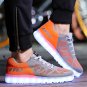 Light Up Shoes For Adults Usb Charging Sneakers Orange Gray