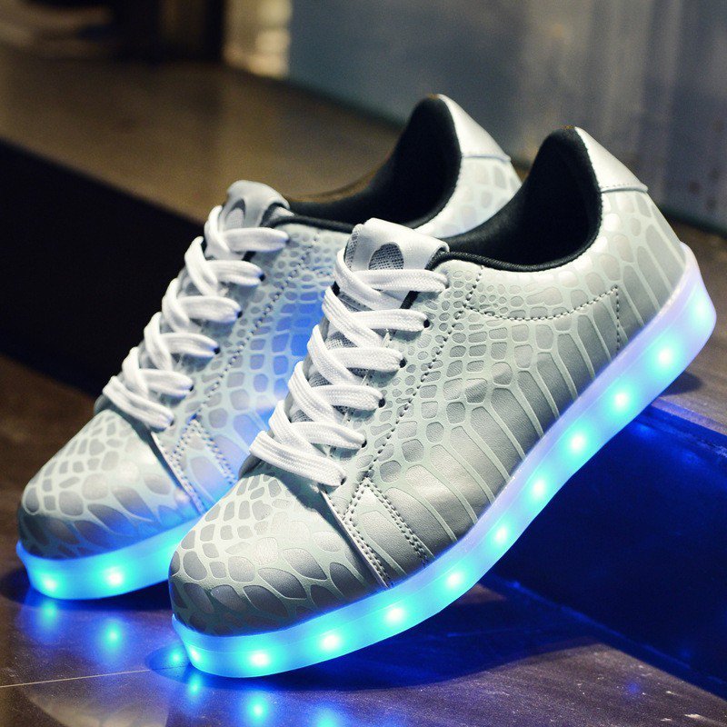 7 Color LED Serpentine Shoes