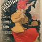 Jules Cheret "Pastilles Poncelet" Original lithograph poster (1954 reproduction)