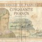 50 francs C&Atilde;&copy;r&Atilde;&uml;s Modifi&Atilde;&copy; 14-3-1940