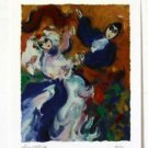 Edward Ben Avram"Hava Nagila" hand Signed + Numbered 19/50 Serigraph
