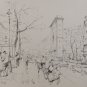 Le Berger Robert (1905-1972) - Hand signed in Plate lithograph