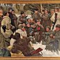 Yuri Neprintsev âThe Rest After Battleâ 1955 Soviet socialist realism painting