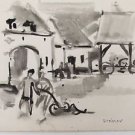 Steinlen Aimé Daniel ORIGINAL LITHOGRAPH Signed in Plate VERY RARE