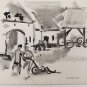 Steinlen Aimé Daniel ORIGINAL LITHOGRAPH Signed in Plate VERY RARE