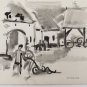 Steinlen Aimé Daniel ORIGINAL LITHOGRAPH Signed in Plate VERY RARE