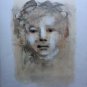 Fini Leonor Rare Lithograph, "Visage" - Hand signed by Fini + H.C. with pencil