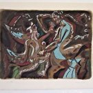 Andre MASSON  "ADAM AND EVE" SIGNED AND NUMBERED 45/99 RARE LITHOGRAPH