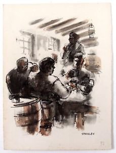 Steinlen Aim&Atilde;&copy; Daniel ORIGINAL LITHOGRAPH signed in plate VERY RARE