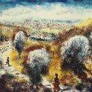 Albert Goldman "Landscape III  + numbered  33/250 Serigraph